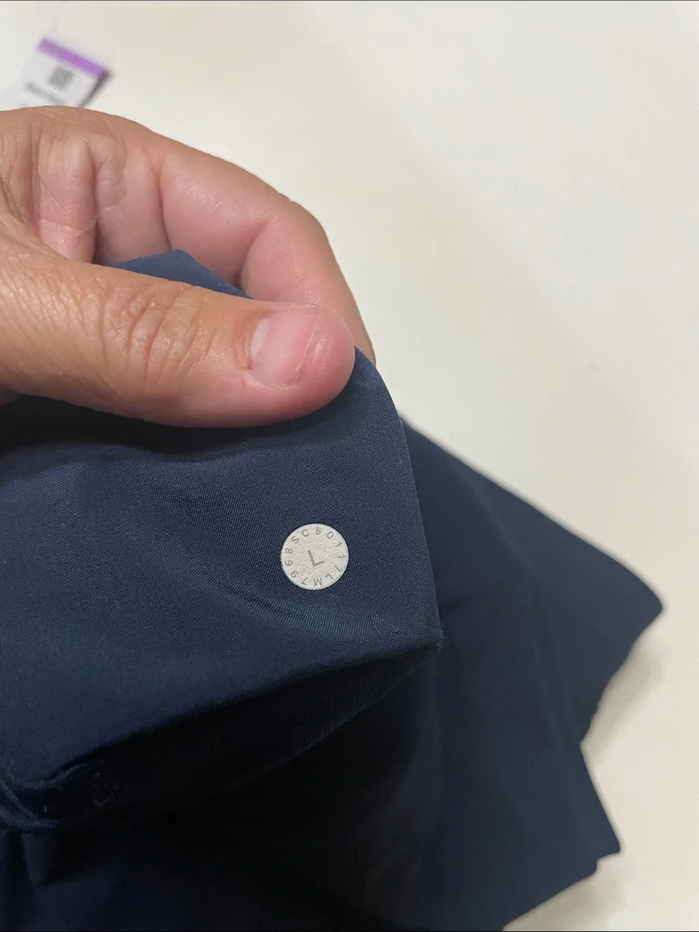 Lululemon men’s 9 inch inseam shirt size large